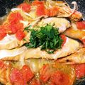 tomitomico's cooksnap of when they made 簡単！鮭のアクアパッツァ.