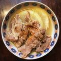 かず吉。's cooksnap of when they made とろとろ大根と牛すじ肉の京風煮込み.