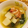 ううたん☆'s cooksnap of when they made ごろっとカブとベーコンのごちそうスープ.