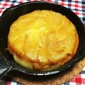 ♡maaayuuu♡'s cooksnap of when they made スキレットで簡単♫キャラメルりんごケーキ.
