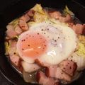 msmimizm's cooksnap of when they made ベーコンと白菜の半熟卵のせ！コンソメ味.