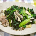 Haru Haru's cooksnap of when they made 豚肉とターサイの簡単中華炒め♡.