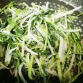 yock555's cooksnap of when they made 壬生菜ともやしの中華塩炒め.