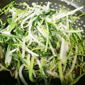 yock555's cooksnap of when they made 壬生菜ともやしの中華塩炒め.