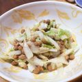 ♡おひげちゃん's cooksnap of when they made 生で！シャキッと白菜と納豆のサラダ.