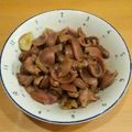 くまモン頑張れ's cooksnap of when they made 砂肝にんにく炒め.