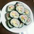 ゆゆみ⭐'s cooksnap of when they made チープな具で簡単☆美味しすぎる巻き寿司♪.