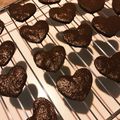 ちぃこ1105's cooksnap of when they made 米粉で焼きチョコ（卵・小麦不使用）.