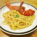 pali's cooksnap of when they made シェフ直伝！ロブスターエビのスパゲティー.