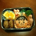 yun☆yu's cooksnap of when they made 節分に鬼っ子キャラ弁当.