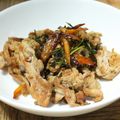 タムソン's cooksnap of when they made 間引きにんじんと豚バラのきんぴら.