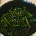 クック9SCZID☆'s cooksnap of when they made ほうれん草の胡麻和え.