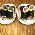 SuperAce's cooksnap of when they made 我が家の恵方巻☆ビビンバ風 太巻き.