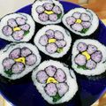 チャコ★'s cooksnap of when they made 【おもてなしにオススメ！】お花の巻き寿司.