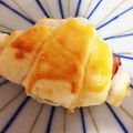 yanagamo's cooksnap of when they made ベーコンクロワッサン　チーズ入り♡.