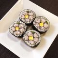 COCONA02's cooksnap of when they made 【おもてなしにオススメ！】お花の巻き寿司.