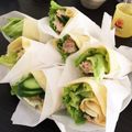 ひまなし's cooksnap of when they made クレープやさんの味♪ツナマヨ.