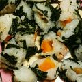 まーさんれなさん's cooksnap of when they made 簡単♪離乳食後期〜 海苔巻(恵方巻).