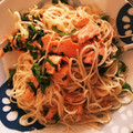 ゆり☻★'s cooksnap of when they made 鮭と大葉の簡単和風パスタ.