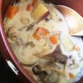 しましまなんこ's cooksnap of when they made キノコと鶏肉のミルクスープ.