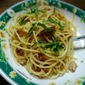 acymam's cooksnap of when they made ツナと大葉の和風パスタ.