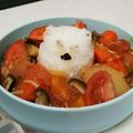しじみごはん's cooksnap of when they made 20分弱で☆トマトときのこのハヤシライス.