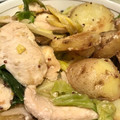 クックｕち's cooksnap of when they made 蒸し鶏と野菜の温製粒マスタード和え.
