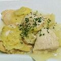 tsuyochan's cooksnap of when they made 鶏むね肉と白菜のクリーム煮♡.