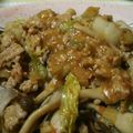 のんびりちゃん♪'s cooksnap of when they made 豚挽肉と白菜と葱の麻婆風あんかけ.