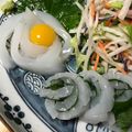 ｎｉｋｏ☆'s cooksnap of when they made イカのお刺身☆大葉巻き.