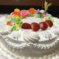 クック9CGDVK☆'s cooksnap of when they made 大切な日に♪苺のデコレーションケーキ❤.