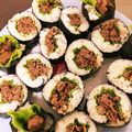 れれれーちゃん's cooksnap of when they made 牛肉で♥かんたん恵方巻き.