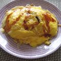 時花菜's cooksnap of when they made 簡単！おむそば弁当.