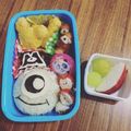 mifofo34's cooksnap of when they made キャラ弁 ディズニー マイク.
