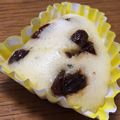 Parucoo's cooksnap of when they made HM レーズン蒸しパン♪.