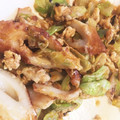 ピグリング's cooksnap of when they made 簡単おかず！ちくわとキャベツの卵とじ.