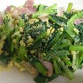 あおい楓's cooksnap of when they made 小松菜ベーコンたまごとじ♪.