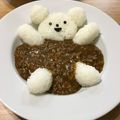 いくみんち☆'s cooksnap of when they made ☆可愛い白くまカレー☆.