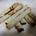 ちーぱっくん's cooksnap of when they made 春巻きの皮でココアスティック.