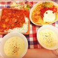 komugiko4's cooksnap of when they made 野菜たっぷり☆煮込みハンバーグ.