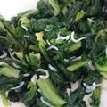 クック1UVD92☆'s cooksnap of when they made 青菜としらすの梅和え.