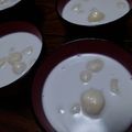こんバトるV's cooksnap of when they made 米粉だんご~ココナッツミルク汁~.