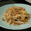 からあげパーティー's cooksnap of when they made 簡単☆もやしと豚肉のポン酢炒め.
