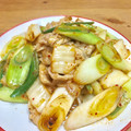 ねこぢるうどん's cooksnap of when they made ネギの豚キムチ炒め.