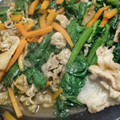 料理作造's cooksnap of when they made 手作り焼肉のタレで！豚肉と人参の炒め物.