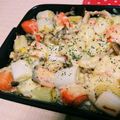 4zcar's cooksnap of when they made グリラーで　秋鮭とキノコの簡単グラタン.