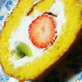 ばびぶべブー子's cooksnap of when they made 失敗なし！超簡単！HMでロールケーキ♡.