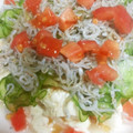 arisa06's cooksnap of when they made 豆腐ときゅうりとちりめんのサラダ。.