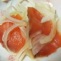 生麦生米生卵's cooksnap of when they made 大根とスモークサーモンのマリネ.