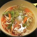 彌憂生's cooksnap of when they made 白だしで！レタスとキュウリもやしのスープ.